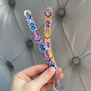 aztec patterned bracelets